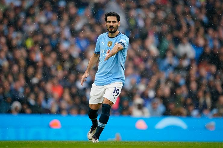 Ilkay Gundogan in azione