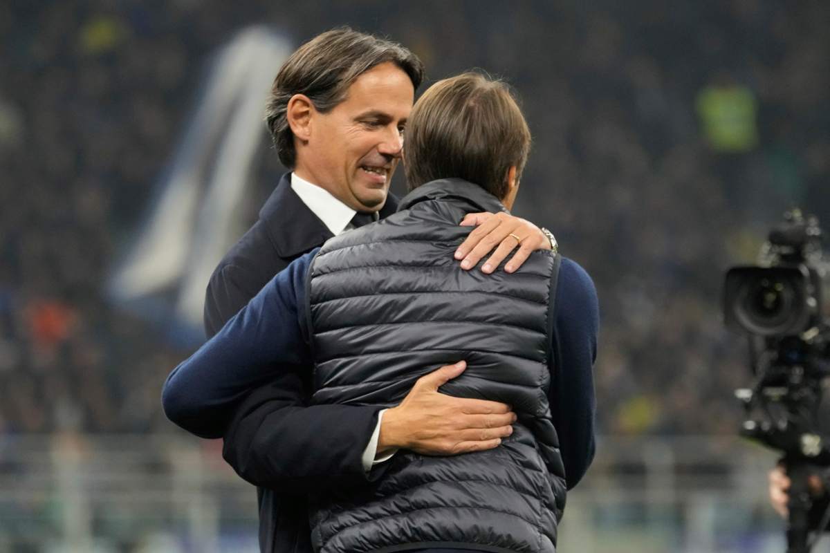 Inzaghi e Conte si salutano