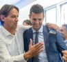 Inzaghi e Thiago Motta si salutano