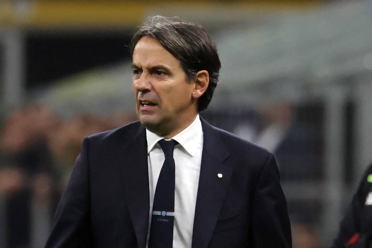 Simone Inzaghi contrariato