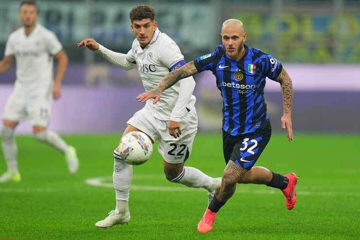 Inter e Napoli in campo