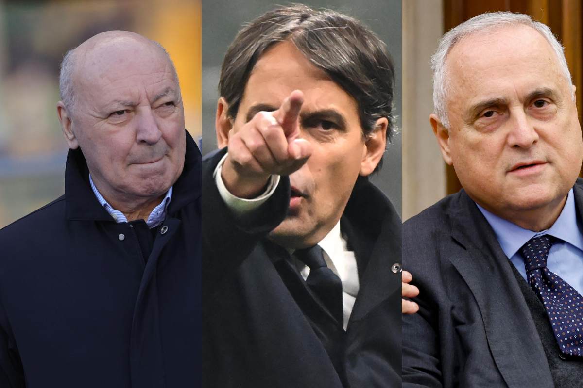 Marotta, Inzaghi e Lotito