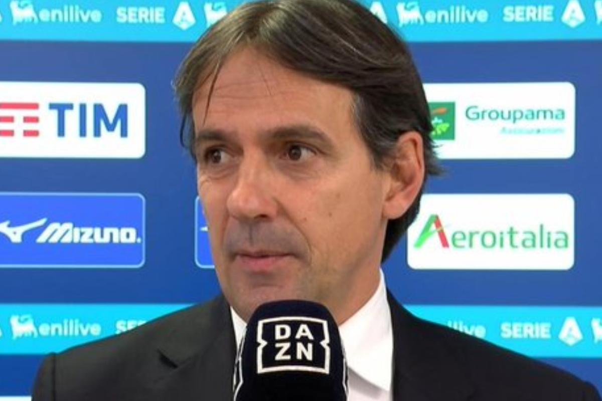 Simone Inzaghi ai microfoni di DAZN