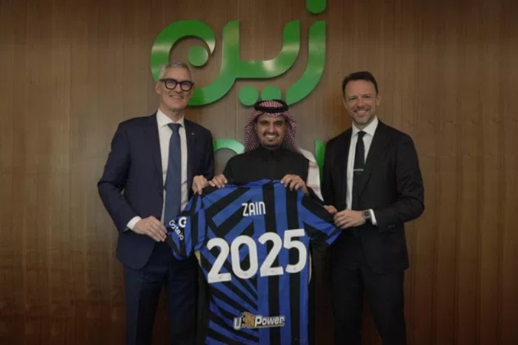 Antonello con Al-Fawaz per l'accordo fra Inter e Zain