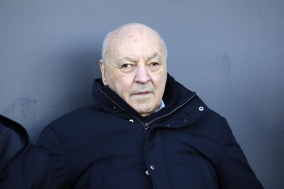 Beppe Marotta pensieroso