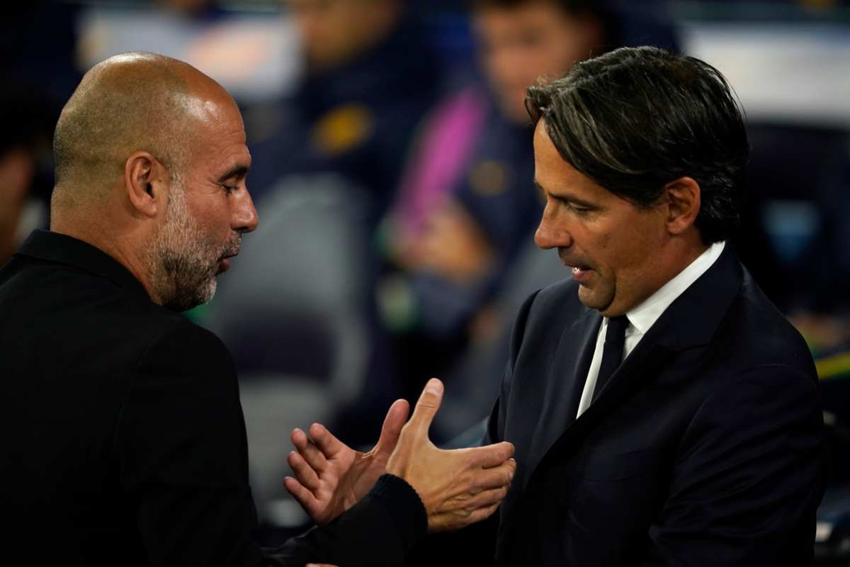 Guardiola saluta Inzaghi