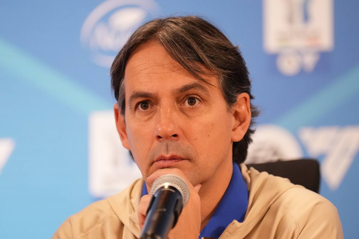 Il tecnico dell'Inter, Simone Inzaghi