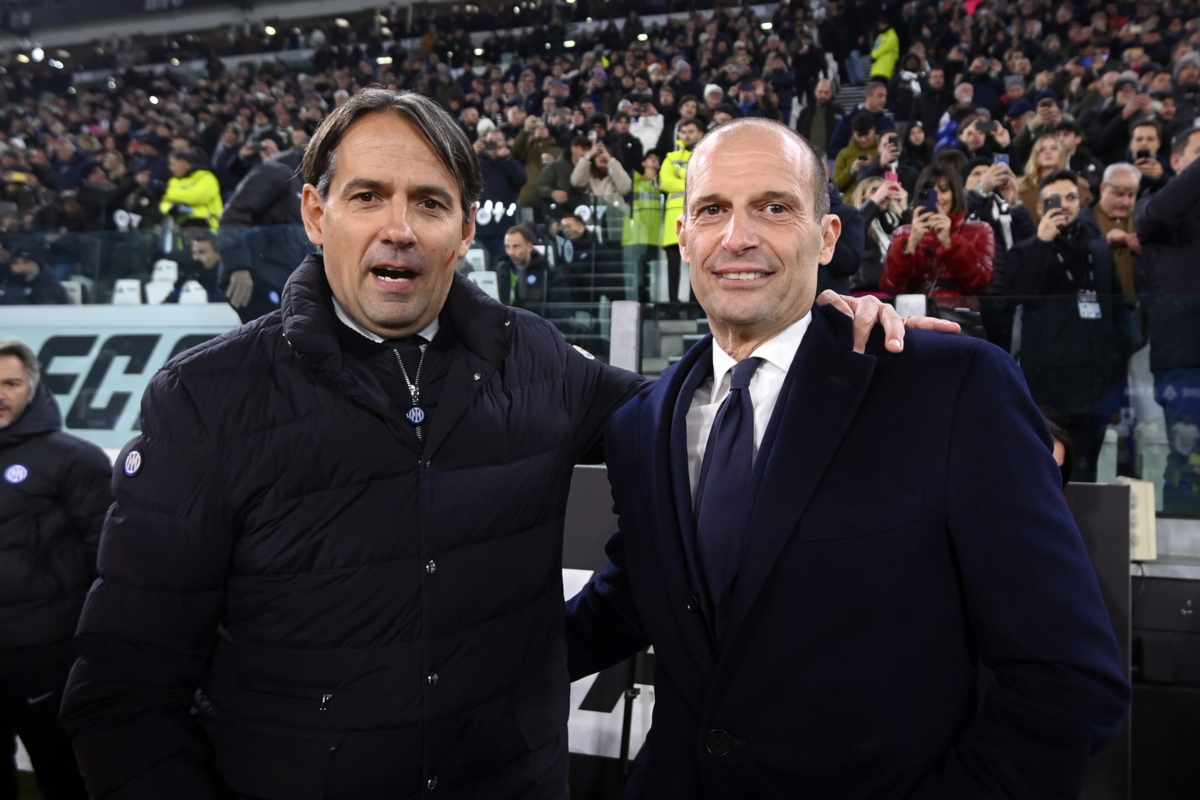 Inzaghi e Allegri in uno degli incroci dello scorso anno