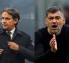 Inzaghi e Conceicao, allenatori di Inter e Milan