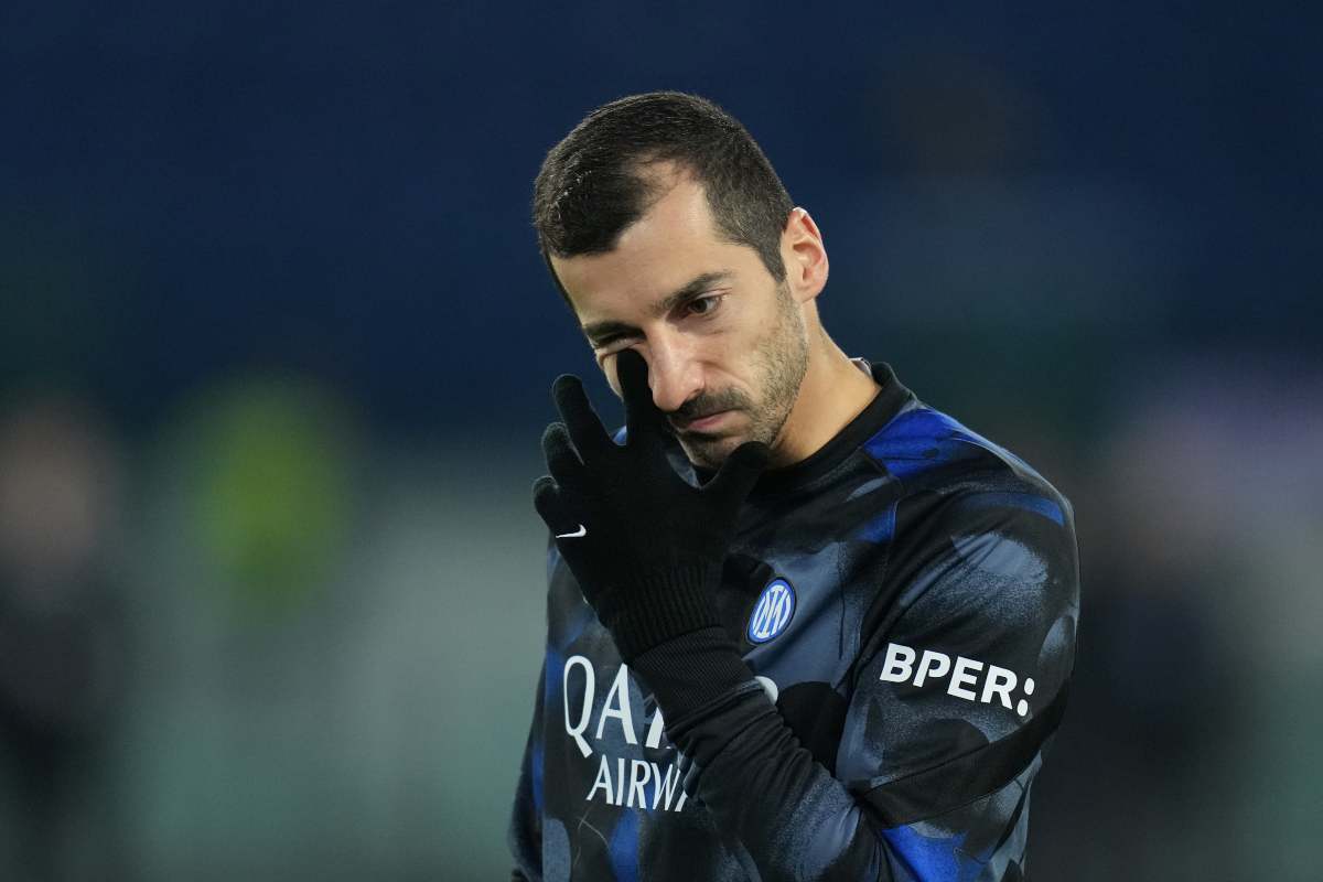 Mkhitaryan allenamento Inter