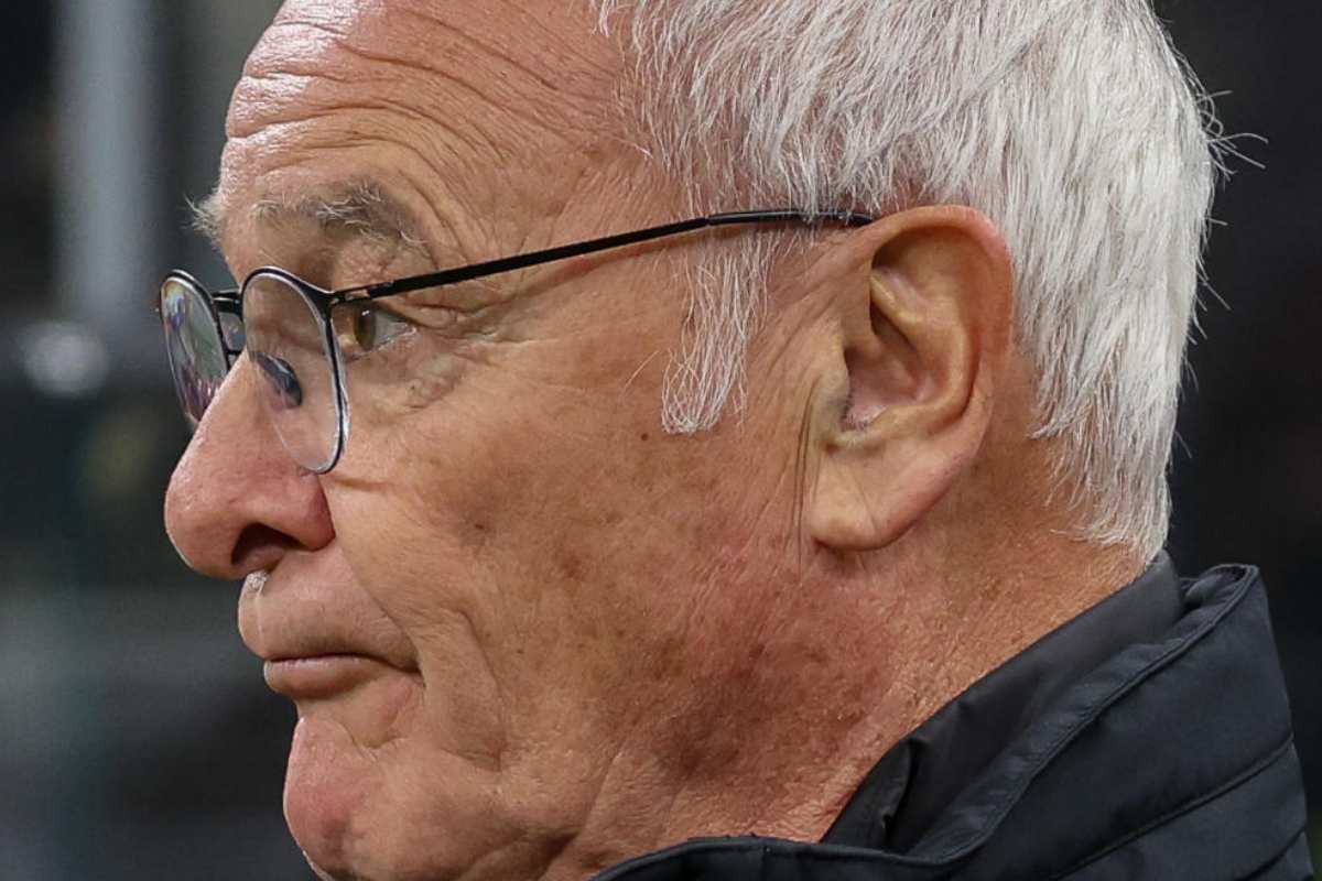 L'allenatore della Roma Ranieri