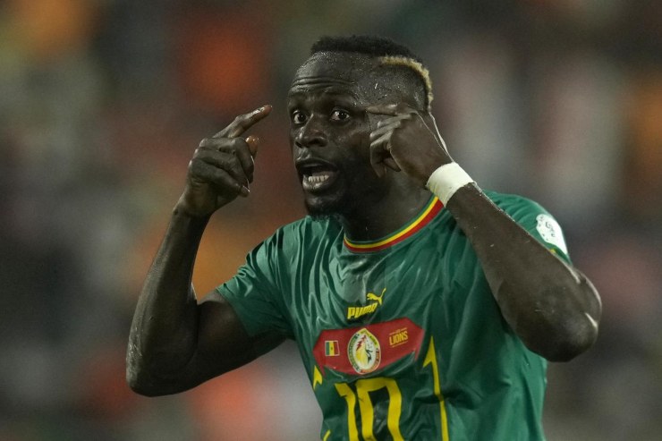 Sadio Mane con la maglia del Senegal