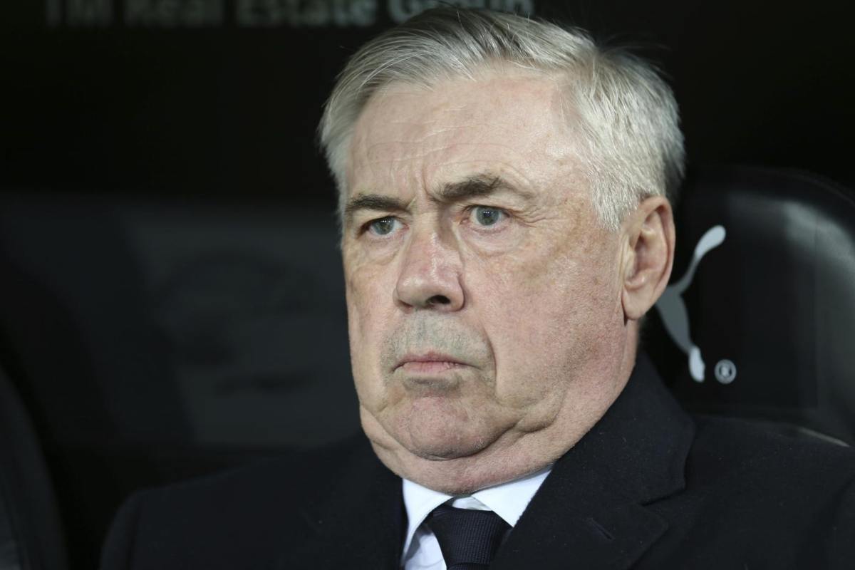 Ancelotti in primo piano