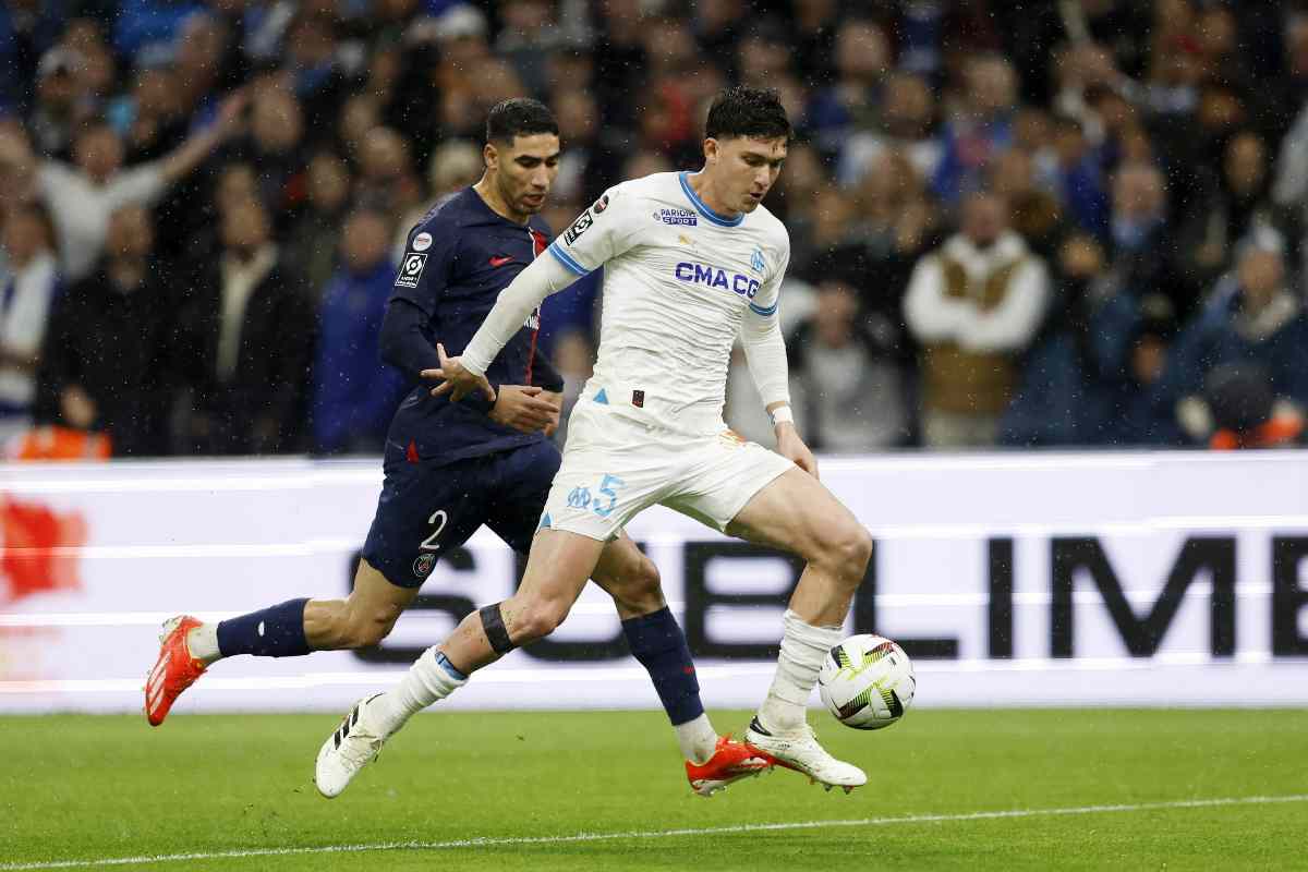 Balerdi e Hakimi in OM-PSG