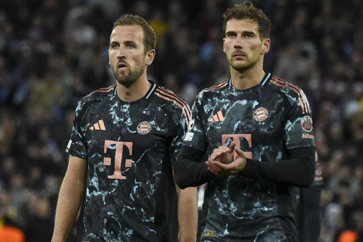 Kane e Goretzka in campo