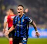 Lautaro esulta dopo il gol che sblocca Inter-Empoli