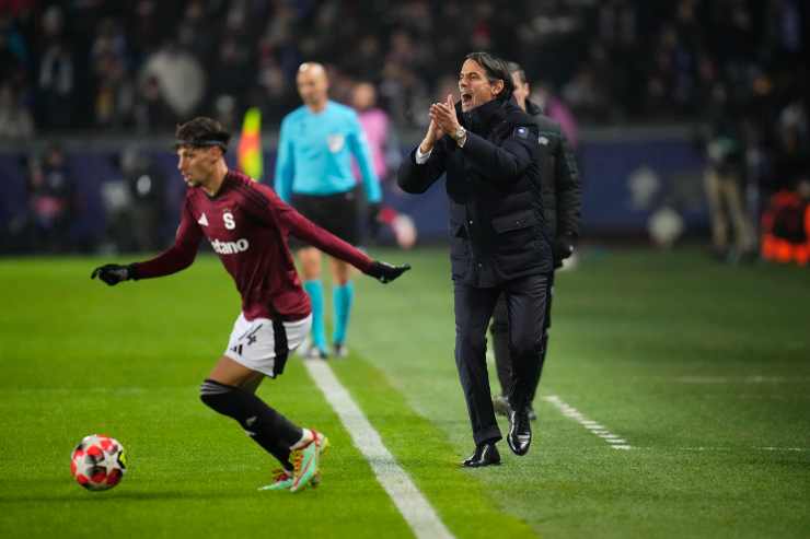 Inzaghi contro lo Sparta Praga