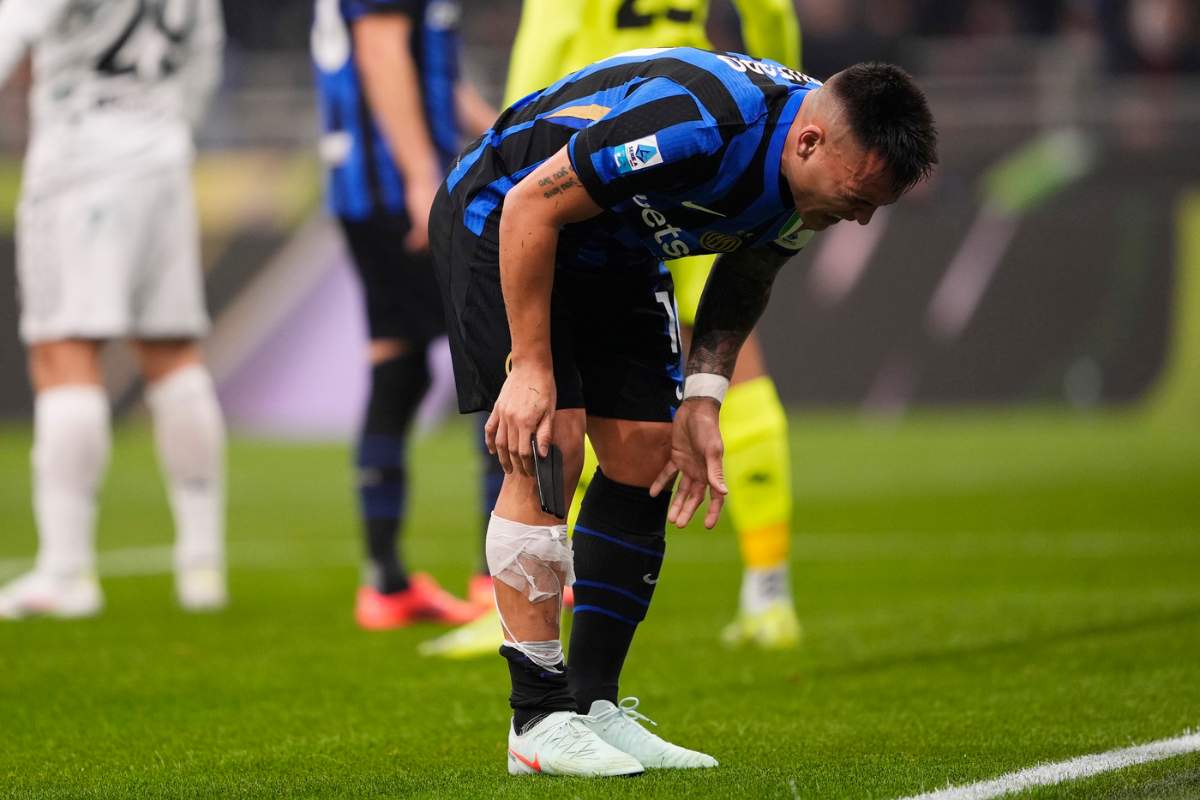 Lautaro dolorante in Inter-Empoli