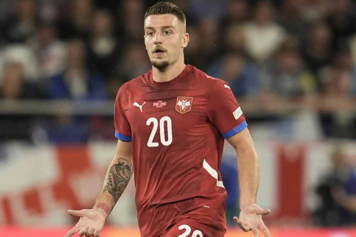 Milinkovic con la Serbia