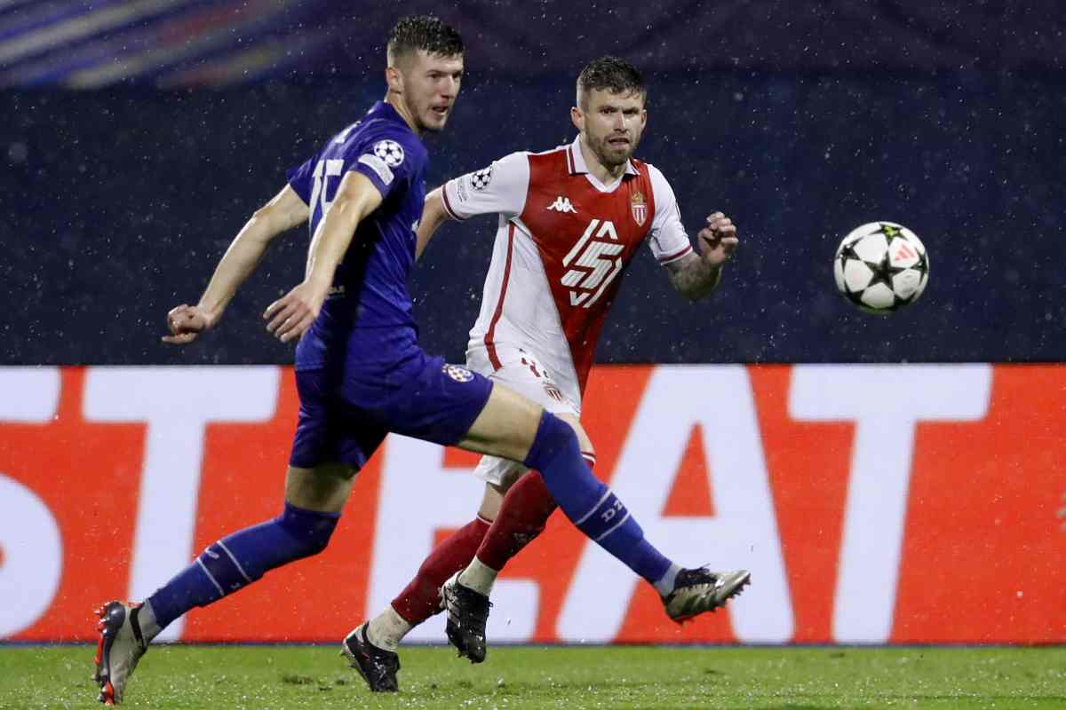 Petar Sucic in Dinamo Zagabria-Monaco di Champions League