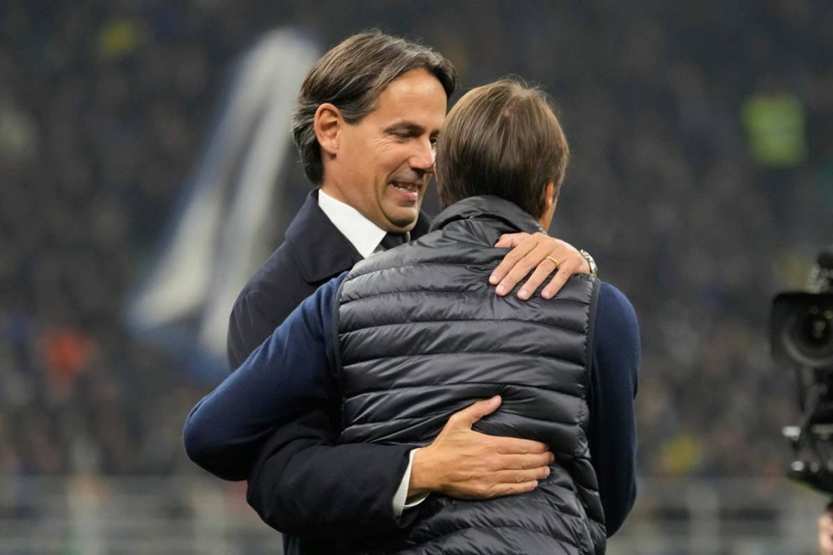 Conte e Inzaghi si salutano a San Siro