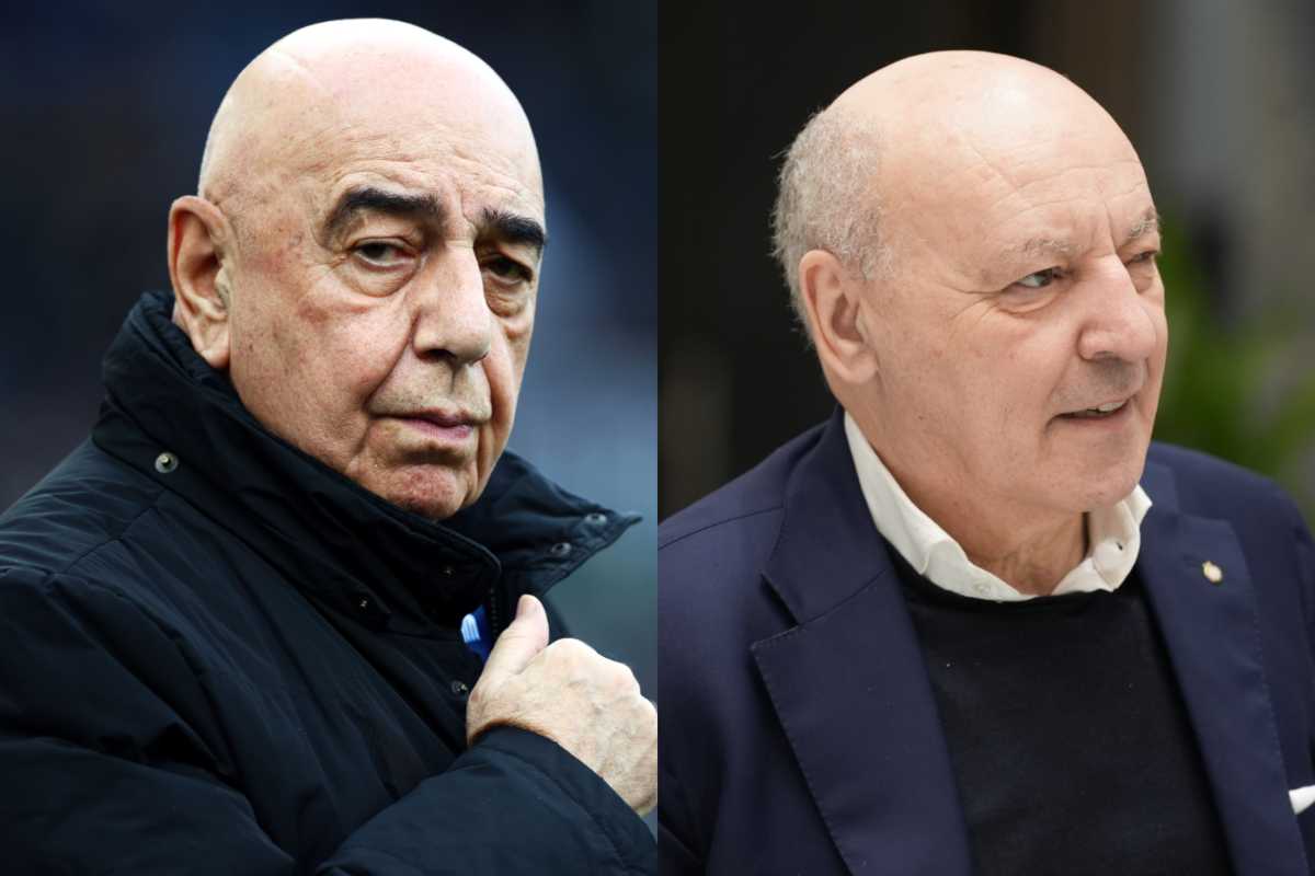 Foto combo Galliani e Marotta