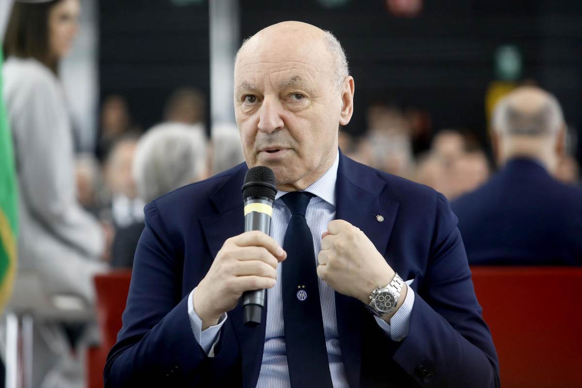 Giuseppe Marotta nel corso di un evento