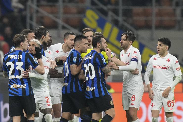 Errore arbitrale decisivo in Inter-Fiorentina