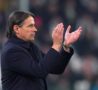 Simone Inzaghi applaude la squadra nerazzurra