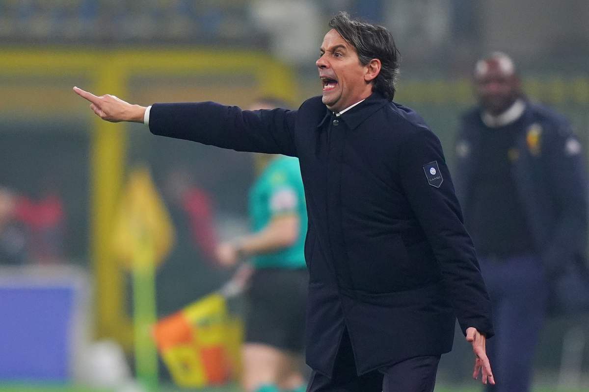 Inzaghi infuriato durante la partita