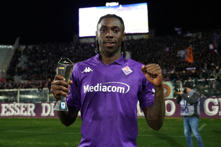 Moise Kean, man of the match di Fiorentina-Inter