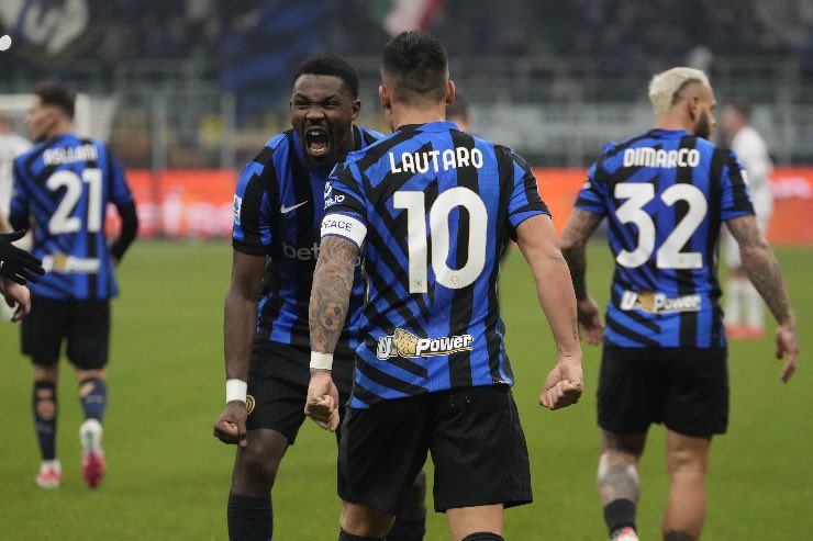 Lautaro e Thuram, attaccanti dell'Inter