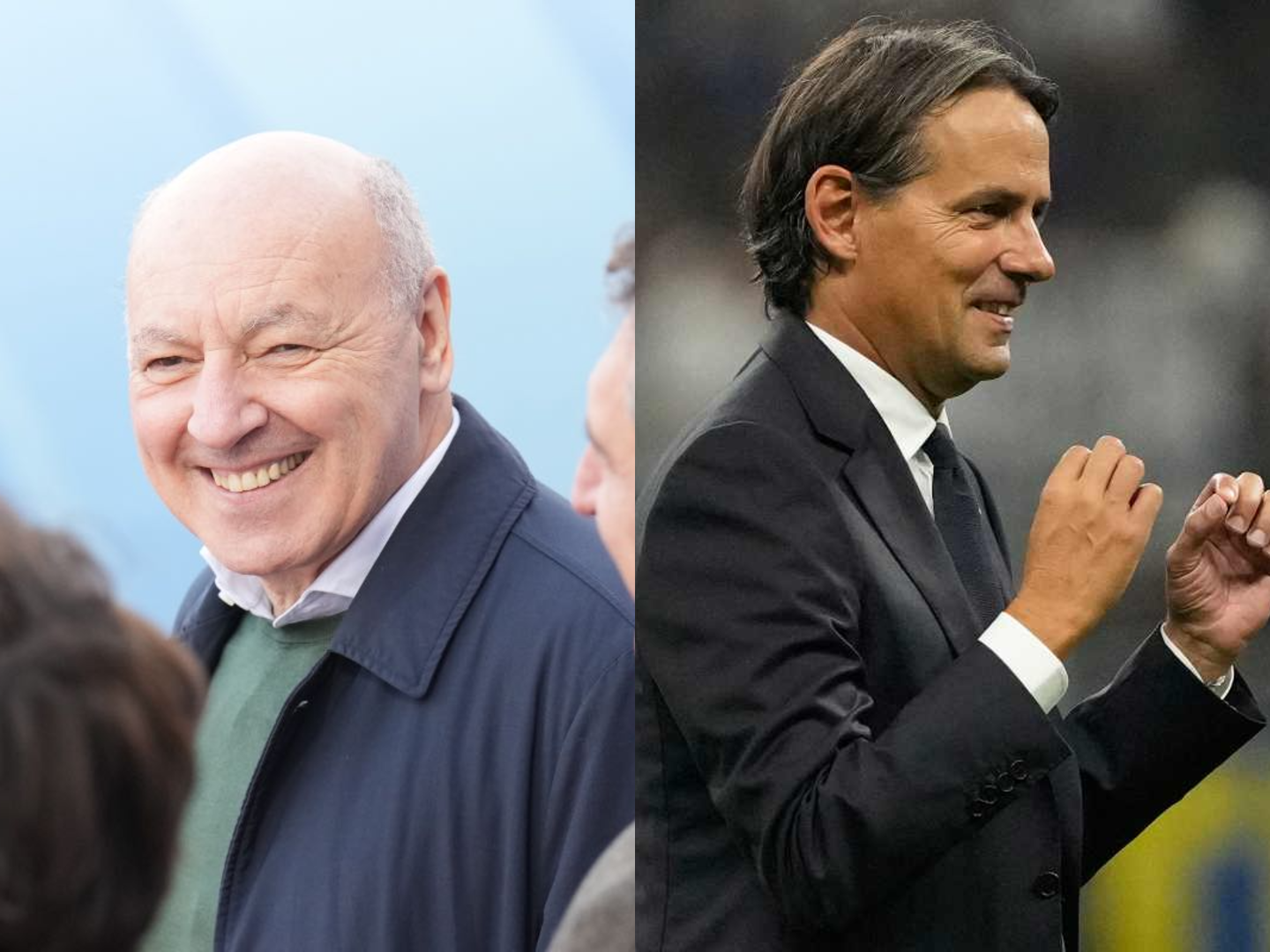 Marotta e Inzaghi foto combo