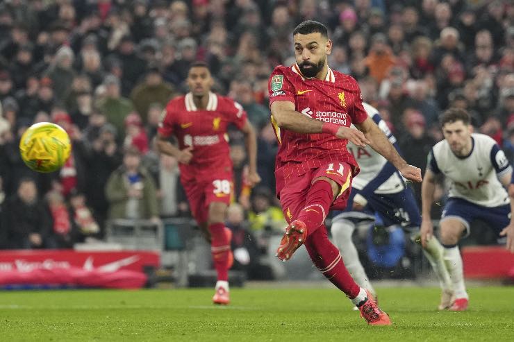 Salah su rigore, piace all'Inter