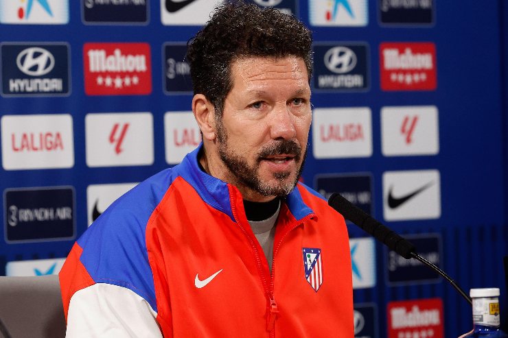 Il tecnico dell'Atletico Madrid, Diego Simeone