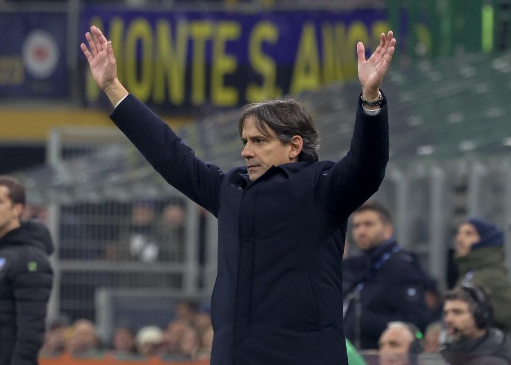 Simone Inzaghi a San Siro