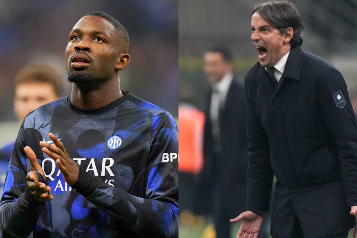 Thuram e Inzaghi foto combo