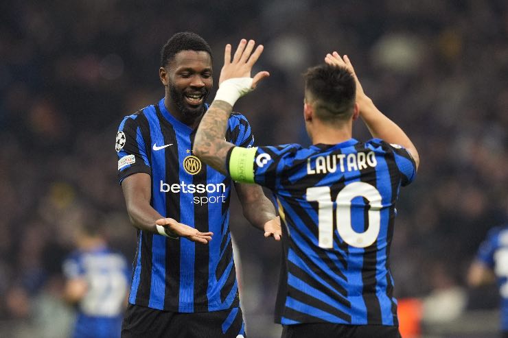 Thuram e Lautaro per Napoli-Inter