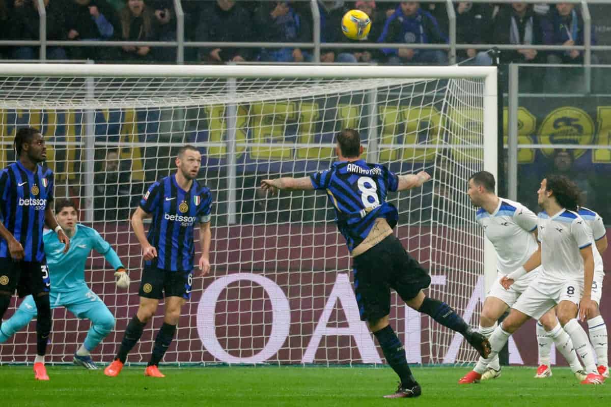 Inter-Lazio, regolare il gol di Arnautovic