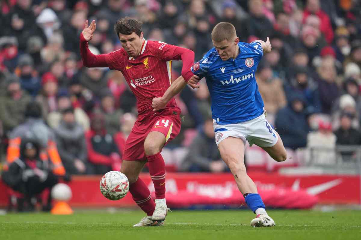 Federico Chiesa in Liverpool-Accrington di FA Cup