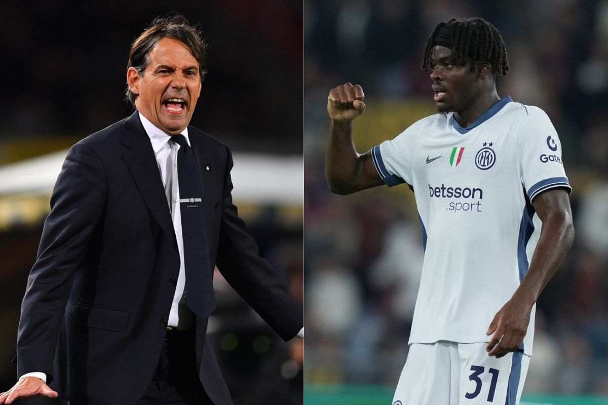 Simone Inzaghi e Yann Bisseck