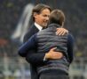 Inzaghi e Conte si salutano al termine di Inter-Napoli