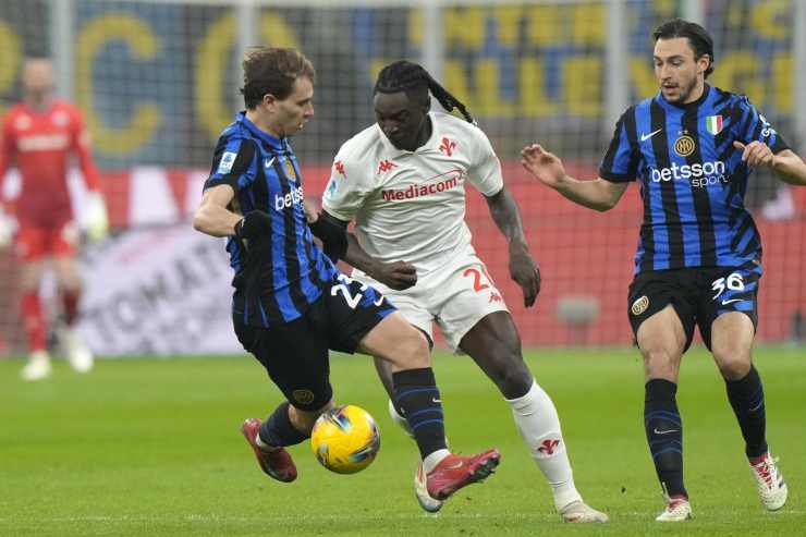 Kean in campo contro l'Inter