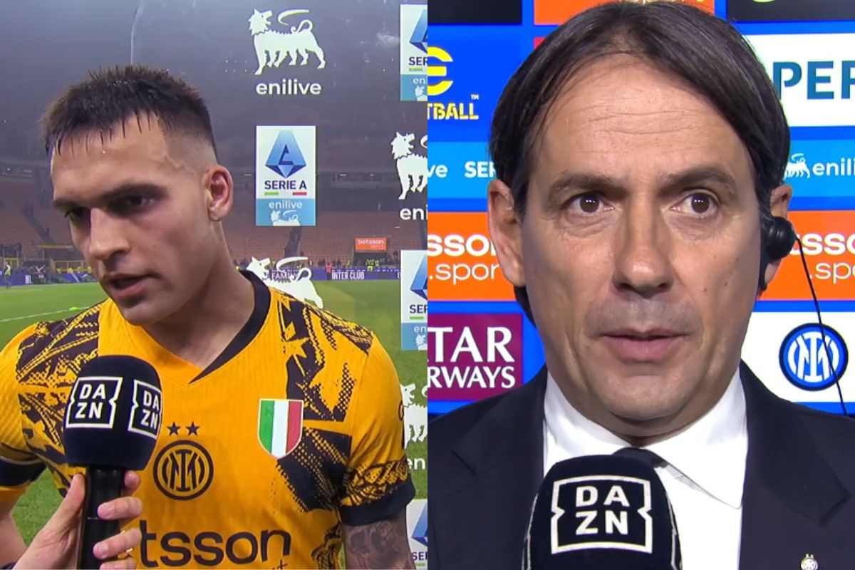 Lautaro e Inzaghi dopo Inter-Genoa