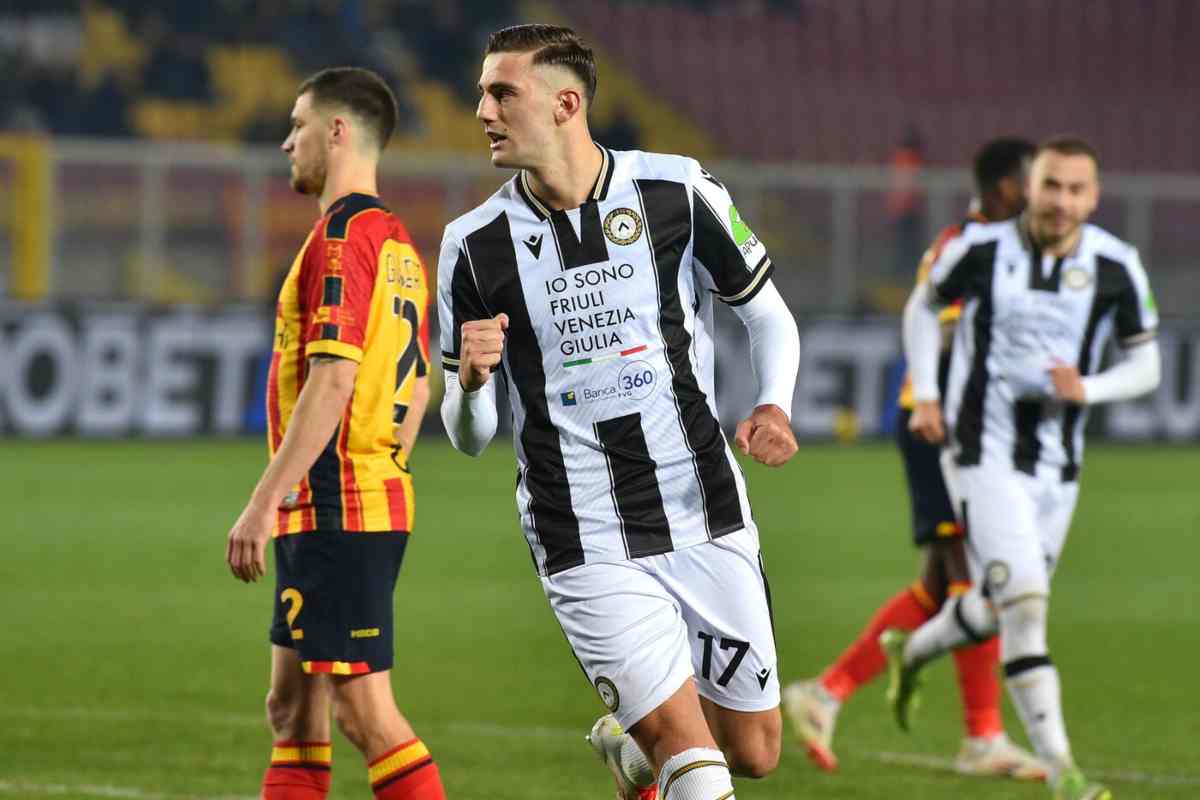 Lucca esulta dopo un gol