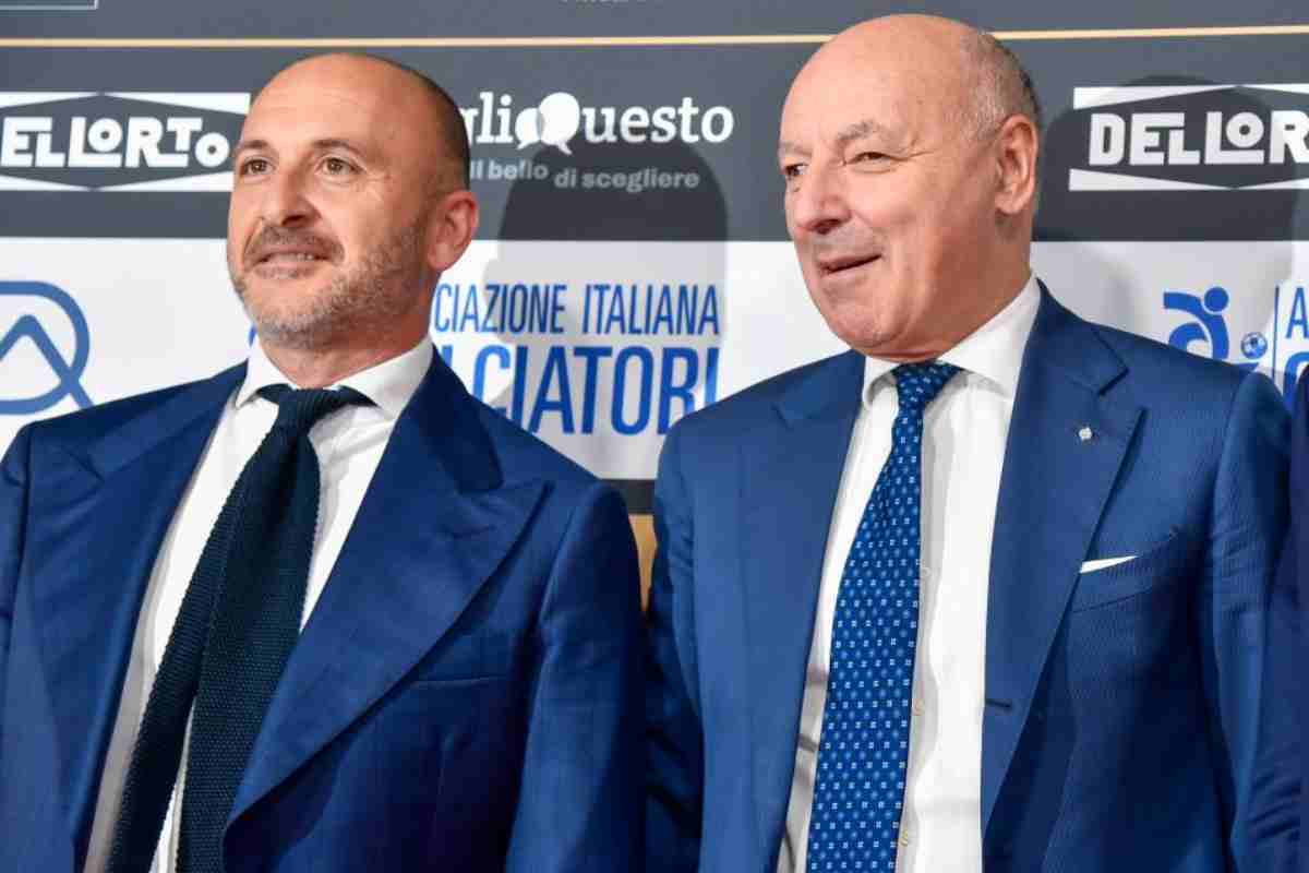 Marotta e Ausilio sorridono