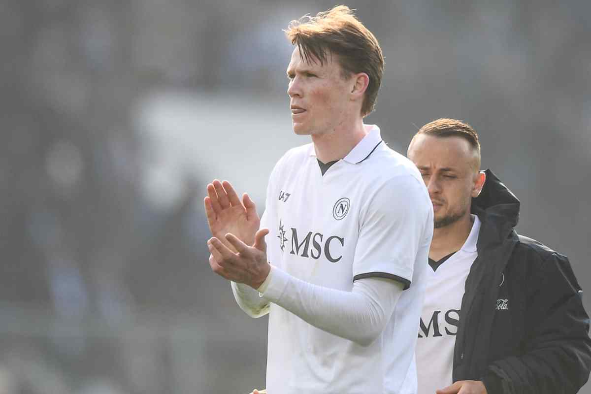 McTominay in campo con il Napoli