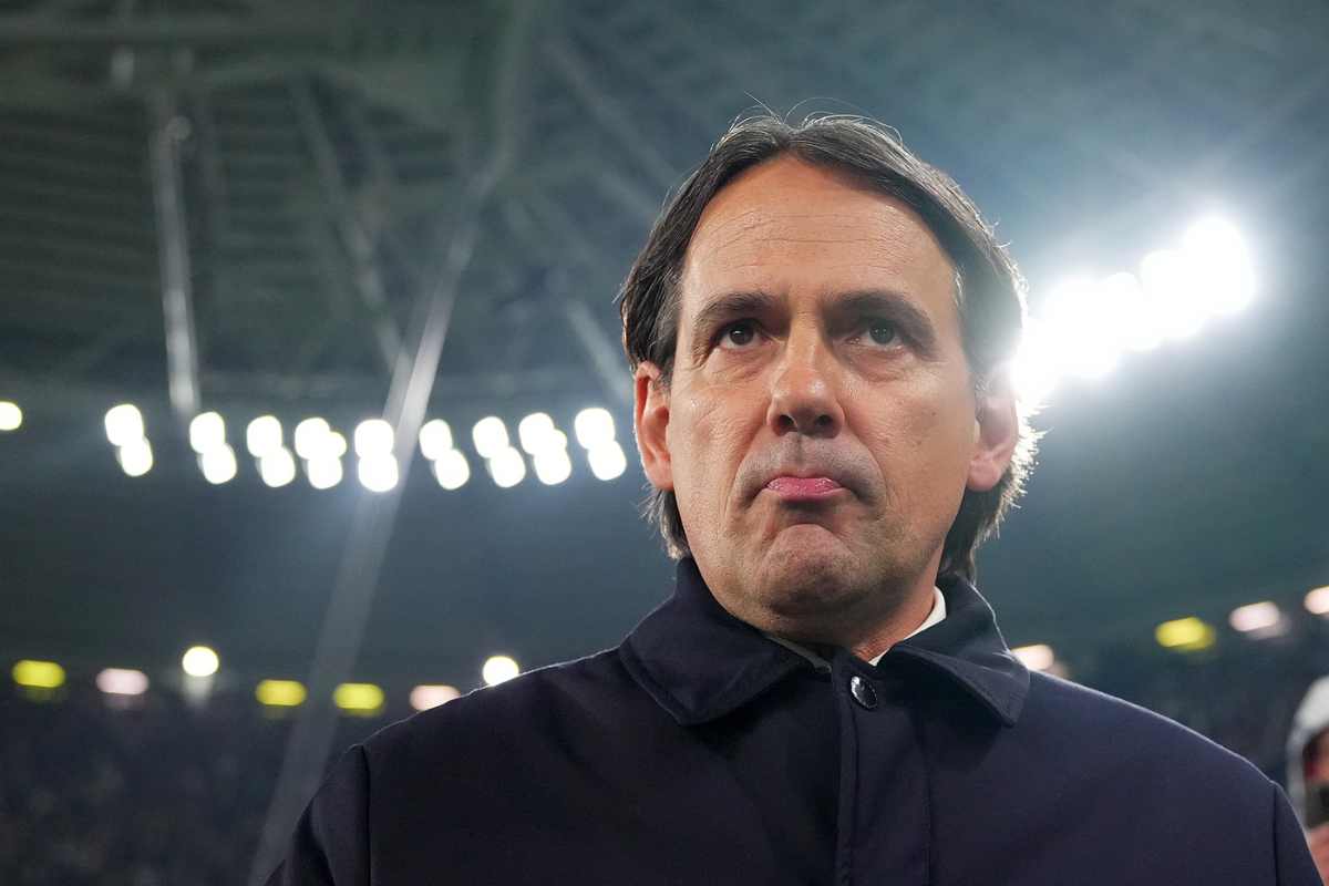 Simone Inzaghi deluso dopo Juve-Inter