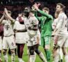 Bayern Monaco: i giocatori festeggiano in campo