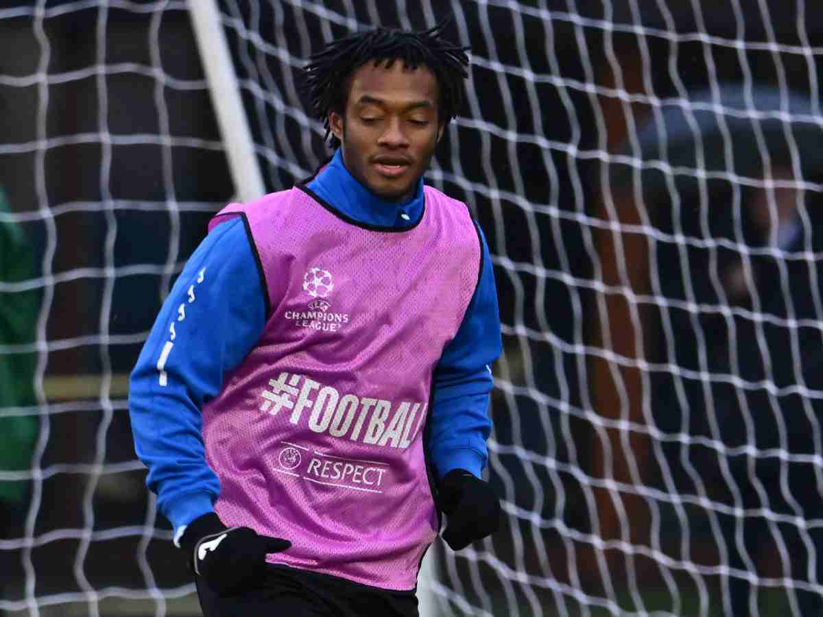 Cuadrado in allenamento